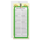 Pineapple Design Grocery List rack cards