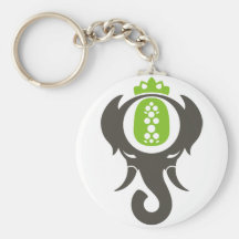 Pineapple Elephant Keychain