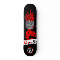 Pineapple girl skateboard decks