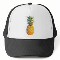 pineapple mesh hat