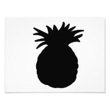 Pineapple Silhouette Photographic Print