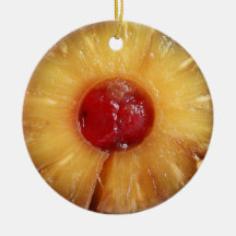 Pineapple Upside Down Cake Pineapple Christmas Ornament