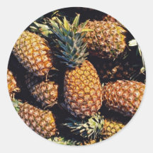 Pineapples, Tulum, Mexico Stickers