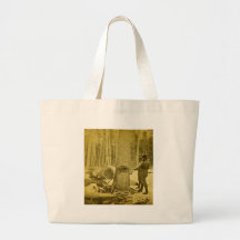 Pineries of Michigan Goodridge Brothers Saginaw MI Canvas Bag