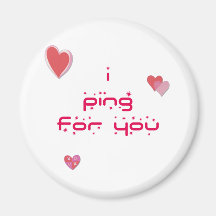 Ping For You Ping Pong Fridge Magnet