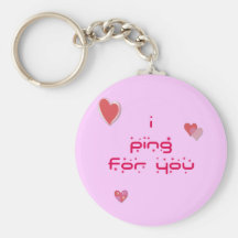 Ping For You Ping Pong Keychains