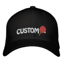 Ping Pong Champ Hat Table Tennis Customizable Embroidered Hats