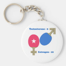 Ping-pong d'oestrogène porte-clefs