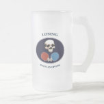 Ping-pong d'option de crâne de pirate tasse
