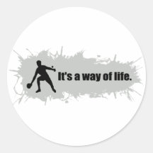 Ping Pong is a Way of Life Sticker