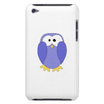 Pingouin bleu mignon. Bande dessinée de pingouin Étuis iPod Touch