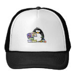 Pingouin d'album casquettes