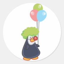 Pingouin de partie autocollants
