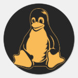 Pingouin de Tux - (Linux, Open Source, Copyleft, F Autocollants