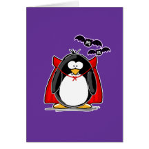 Pingouin de vampire cartes