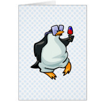 Pingouin dodu cartes de vœux