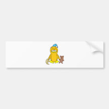Pingouin heure du coucher adhésifs pour voiture