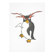 pingouin maladroit de danse invitations personnalisées