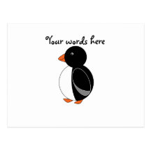 Pingouin mignon cartes postales