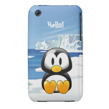 Pingouin mignon coque Case-Mate iPhone 3
