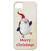 Pingouin mignon de Noël Coque Case-Mate iPhone 5