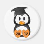 Pingouin personnalisable d'obtention du diplôme aimants