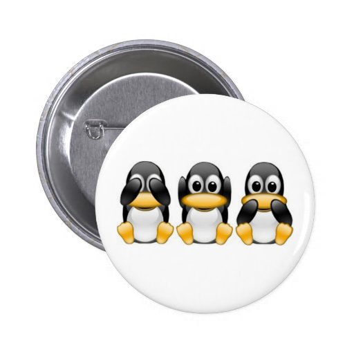Pingouins Pin's Avec Agrafe
