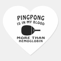 Pingpong Design Sticker