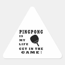 Pingpong Is My Life Sticker