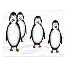 Pinguine Postkarten