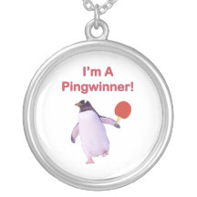 Pingwinner Penguin Ping Pong Necklace