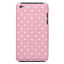 Pink 50s Style Polka-Dot iPod Touch G4 Case Case-Mate iPod Touch Case