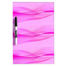 Pink Abstract Dry Erase Board