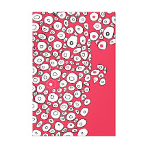 Pink Abstract Gallery Wrapped Canvas