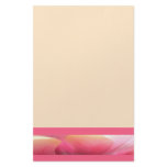 Pink Abstract Tulip Petal Accent Stationery