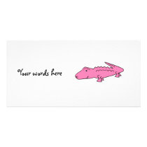 Pink alligator