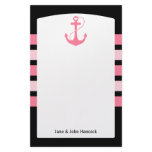 Pink Anchor Stationery Paper