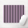 Pink and Black and Vertical and Stripes Mouse Pads