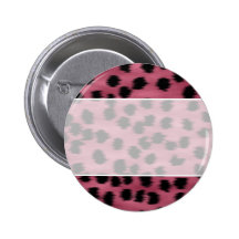 Pink and Black Cheetah Print Pattern.