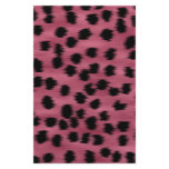 Pink and Black Cheetah Print Pattern. Custom Stationery