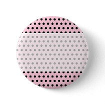 Pink and Black Polka Dot Pattern. Spotty.