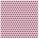 Pink and Black Polka Dot Pattern. Spotty. Custom photo sculptures