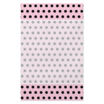 Pink and Black Polka Dot Pattern. Spotty. Custom Flyer
