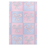 Pink and Blue Bows stationery
