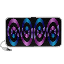 Pink and Blue Spirals Speaker