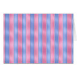 Pink and Blue Stripes Cards