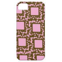 pink and brown diamond chic damask iPhone 5 covers