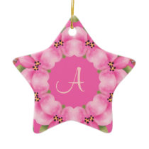 Pink and Green Christmas Ornament ornaments
