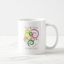 Pink and Green on My Mind Coffee Mug
