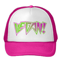 Pink and Green Vegan Trucker Hat